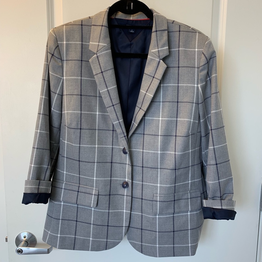 Tommy Hilfiger Plaid Blazer